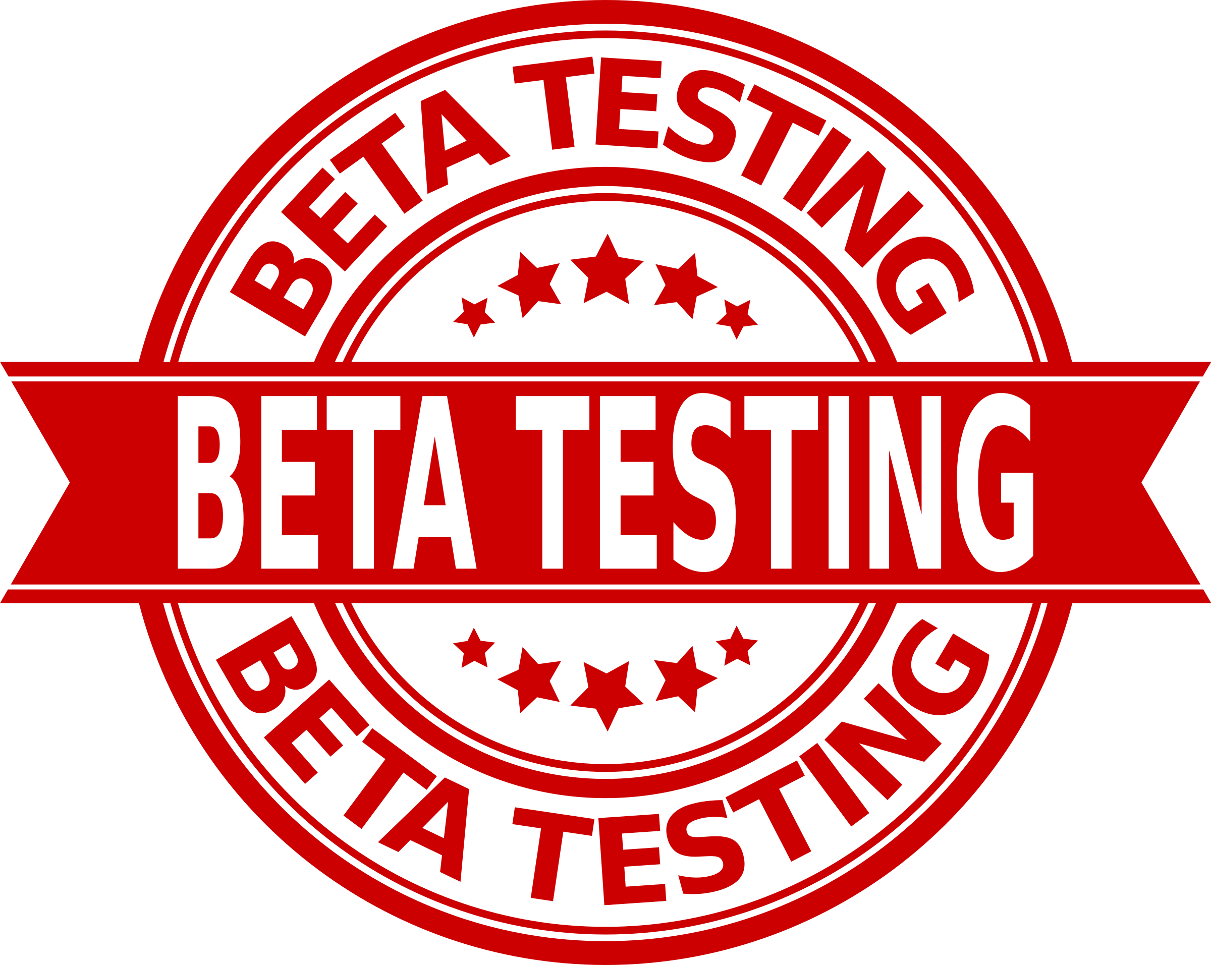 Beta Test Stamp